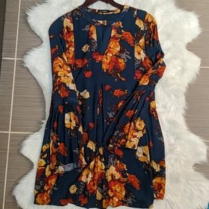 Floral Bell Sleeve Dress